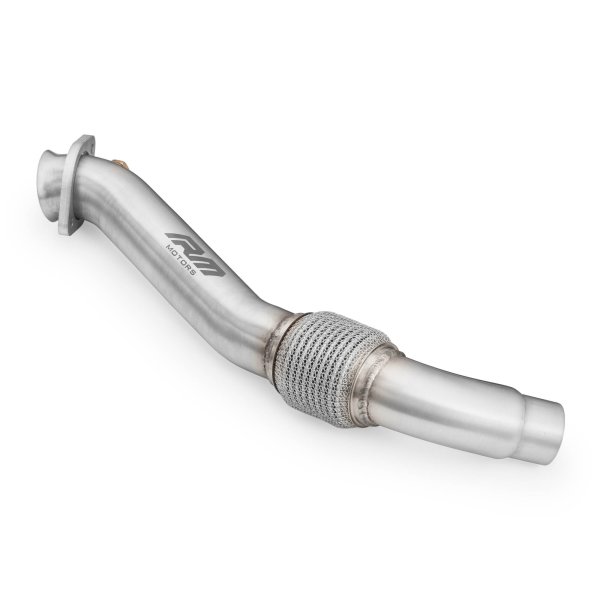 RM Motors Downpipe for BMW X3 3.0d E83 - without Catalyst - 63,5mm / 2,5"