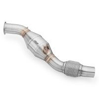 RM Motors Downpipe for BMW 5er 520d E60 - no DPF - with...