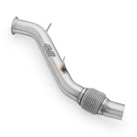 RM Motors Downpipe for BMW 5er 520d E61 - without DPF - without Catalyst - 63,5mm / 2,5"