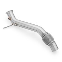 RM Motors Downpipe for BMW 5er 520d E61 - without DPF - without Catalyst - 63,5mm / 2,5"