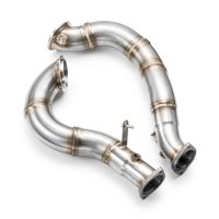 RM Motors Downpipe for BMW 3er 335i E91 - without Catalyst - 76mm / 3"