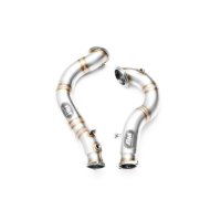 RM Motors Downpipe for BMW 3er 335i xDrive E92 - without Catalyst - 76mm / 3"