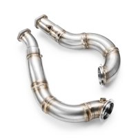 RM Motors Downpipe for BMW 1er 135i E82 - without Catalyst - 76mm / 3"
