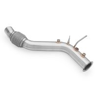 RM Motors Downpipe for BMW X3 sDrive18d F25 - without DPF - without Catalyst - 63,5mm / 2,5"