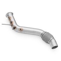 RM Motors Downpipe for BMW 3er 316d F30 F80 - without DPF - without Catalyst - 63,5mm / 2,5"