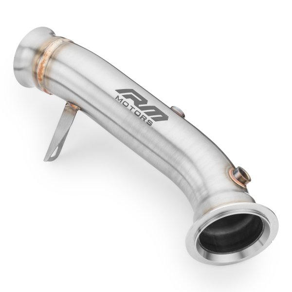 RM Motors Downpipe for BMW 4er 435i xDrive F32 F82 - without Catalyst - 76mm / 3"