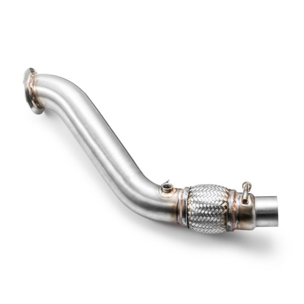 RM Motors Downpipe for BMW 3er 316i F30 F80 - without Catalyst - 76mm / 3"