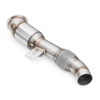 RM Motors Downpipe for BMW 4 Cabrio 440i xDrive F33 F83 - with Sports Catalyst (200 CPSI, Euro 3) - 76mm / 3"