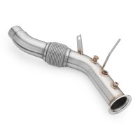 RM Motors Downpipe for BMW 3er Coupe 330xd E92 - without DPF - without Catalyst - 76mm / 3"