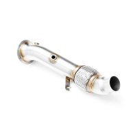 RM Motors Downpipe for BMW 3er Touring 320i F31 - without Catalyst - 76mm / 3"