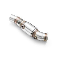 RM Motors Downpipe for BMW 6er Coupe 640i F13 - with Sports Catalyst (200 CPSI, Euro 4) - 89mm / 3,5"