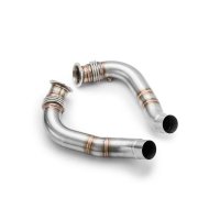 RM Motors Downpipe for BMW 6 Gran Coupe M6 F06 - without Catalyst - 76mm / 3"