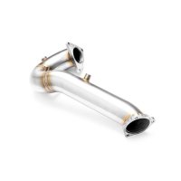 RM Motors Downpipe for Audi A4 3.0 TDI 8K2, B8 - without DPF - without Catalyst - 76mm / 3"