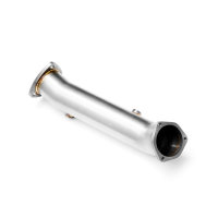 RM Motors Downpipe for Audi A4 2 8E2, B6 - without Catalyst - 76mm / 3"