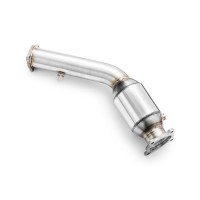RM Motors Downpipe for Audi A5 2.0 TFSI 8T3 - with Sports Catalyst (200 CPSI, Euro 3) - 76mm / 3"
