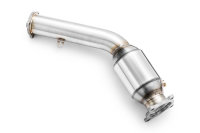 RM Motors Downpipe for Audi A4 2.0 TFSI 8K2, B8 - with Sports Catalyst (100 CPSI, Euro 3) - 63,5mm / 2,5"