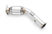 RM Motors Downpipe for Audi A4 2.0 TFSI quattro 8K2, B8 - with Sports Catalyst (100 CPSI, Euro 3) - 63,5mm / 2,5"