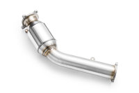RM Motors Downpipe for Audi A4 2.0 TFSI quattro 8K2, B8 - with Sports Catalyst (200 CPSI, Euro 3) - 63,5mm / 2,5"