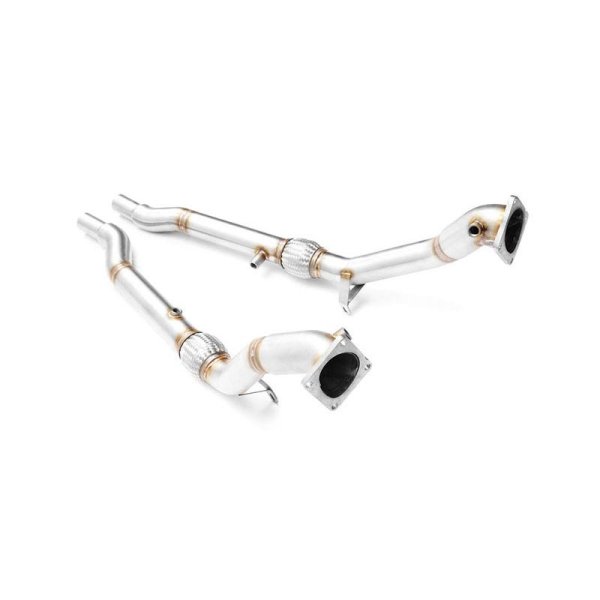 RM Motors Downpipe for Audi A6 Avant 2.7 T 4B5 - without Catalyst - 63,5mm / 2,5"