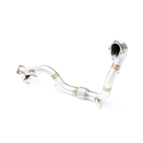 RM Motors Downpipe for VW Golf VI 1.4 TSI 5K1 - without Catalyst - 63,5mm / 2,5"