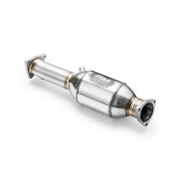 RM Motors Downpipe for Audi A6 Avant 2.0 TDI 4F5, C6 - without DPF - with Sports Catalyst (100 CPSI, Euro 4) - 63,5mm / 2,5"