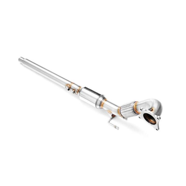 RM Motors Downpipe for VW CC 1.8 TSI 358 - with Sports Catalyst (100 CPSI, Euro 3) - 76mm / 3"