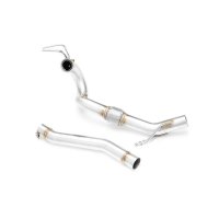 RM Motors Downpipe for VW Touran 2.0 TDI 1T1, 1T2 - without DPF - without Catalyst - 63,5mm / 2,5"