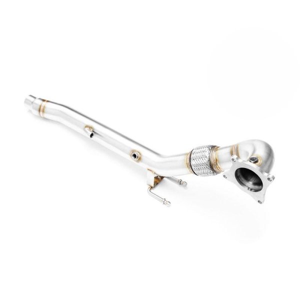 RM Motors Downpipe for Skoda Octavia II 2.0 RS 1Z3 - without Catalyst - 76mm / 3"