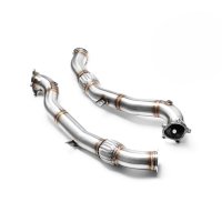 RM Motors Downpipe for Audi A7 Sportback S7 quattro 4GA - without Catalyst - 76mm / 3"