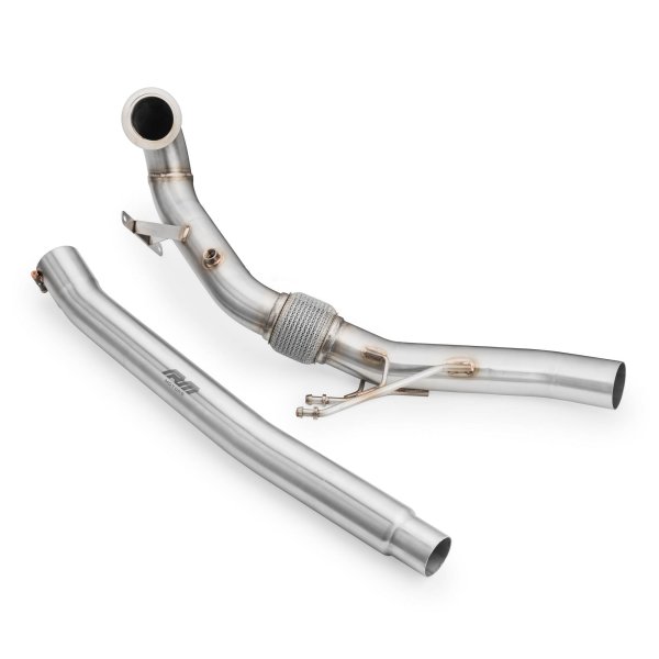 RM Motors Downpipe for Audi A3 Sportback S3 quattro 8VA - without Catalyst - 76mm / 3"