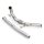RM Motors Downpipe for VW Arteon 2.0 TSI 4motion 3H7 - without Catalyst - 76mm / 3"