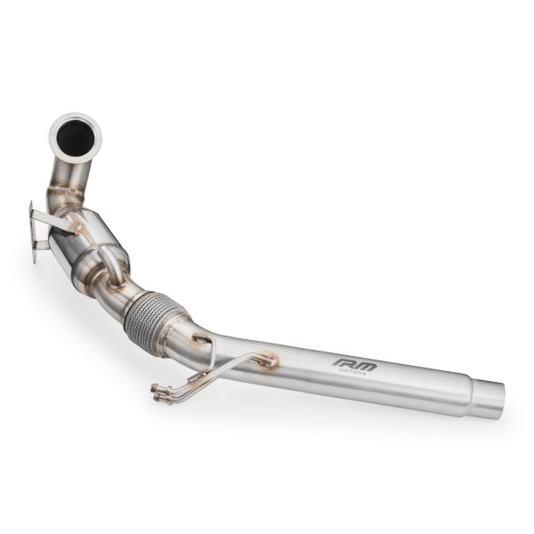 RM Motors Downpipe for Skoda Superb III Kombi 2.0 TSI 3V5 - with Sports Catalyst (100 CPSI, Euro 4) - 76mm / 3"