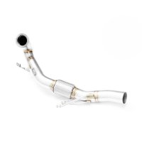 RM Motors Downpipe for Audi A3 Limousine 2.0 TFSI quattro 8VM, 8VS - without Catalyst - 76mm / 3"