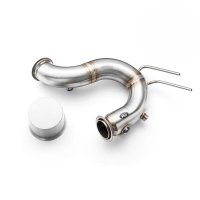 RM Motors Downpipe for VW Golf VII 1.6 TDI 5G1, BE1 - without DPF - without Catalyst - 63,5mm / 2,5"