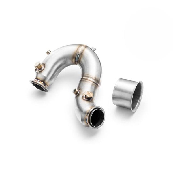 RM Motors Downpipe for Skoda Octavia III 2.0 TDi/TDi RS 4x4 5E3, NL3, NR3 - without DPF - without Catalyst - 76mm / 3"