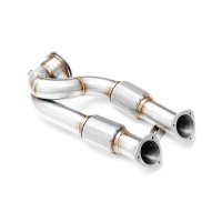 RM Motors Downpipe for Audi Q3 RS performance 2.5 quattro 8UB, 8UG - without Catalyst - 76mm / 3"