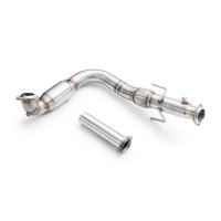 RM Motors Downpipe for Saab 44629 1.8 T YS3F - with Sports Catalyst (100 CPSI, Euro 3) - 76mm / 3"