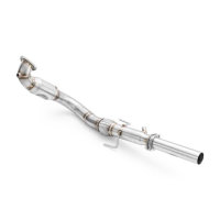 RM Motors Downpipe for Saab 44629 2.0 T BioPower XWD YS3F - with Sports Catalyst (100 CPSI, Euro 3) - 76mm / 3"