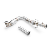 RM Motors Downpipe for Saab 9-3 Cabriolet 1.8 T YS3F - with Sports Catalyst (100 CPSI, Euro 3) - 76mm / 3"