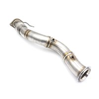 RM Motors Downpipe for BMW X4 M Competition F98, G02 - without Catalyst - 76mm / 3"