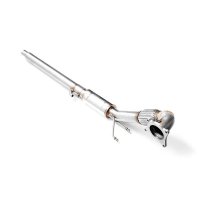 RM Motors Downpipe for Seat Altea XL 2.0 TFSi 4x4 5P5, 5P8 - without Catalyst - with Silencer - 76mm / 3"