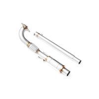 RM Motors Downpipe for VW Passat Alltrack 1.8 TSI 365 - without Catalyst - with Silencer - 76mm / 3"