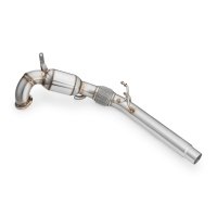 RM Motors Downpipe for Seat Leon ST 2.0 Cupra 5F8 - without Catalyst - with Silencer - 76mm / 3"