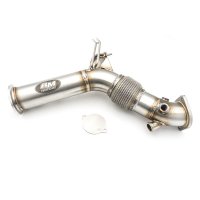 RM Motors Downpipe for BMW 8 Coupe 840d xDrive F92, G15 - without Catalyst - without Diesel Particulate Filter - 80mm / 3.15"