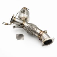 RM Motors Downpipe BMW 5er 540d xDrive F90, G30 with 200 CPSI Euro 5 EOBD HJS HD Sports Catalyst