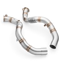 RM Motors Downpipe BMW 8 Coupe M8 F92, G15 without Catalyst/Gasoline Particulate Filter (GPF)