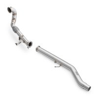 RM Motors Downpipe Audi Q2 40 TFSI quattro GAB, GAG without Catalyst/Gasoline Particulate Filter (GPF)