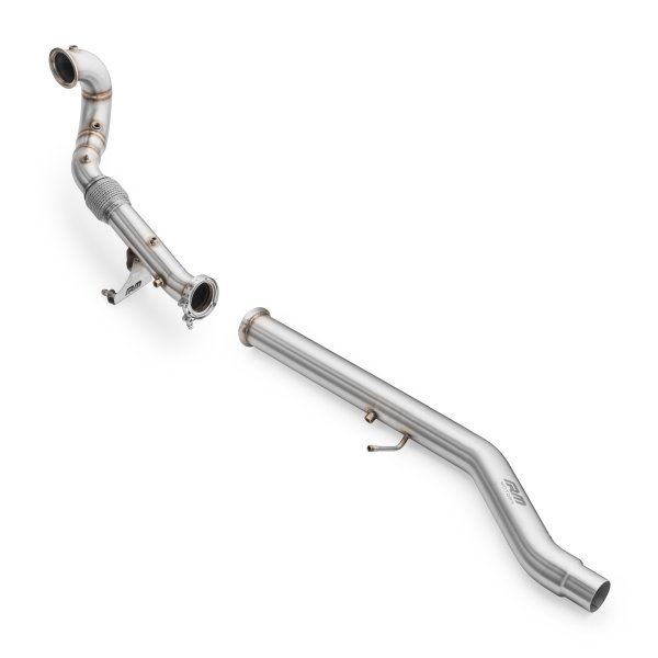 RM Motors Downpipe VW Arteon TSI R 3H7, 3H8 without Catalyst/Gasoline Particulate Filter (GPF)