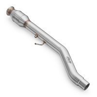 RM Motors Downpipe VW Arteon TSI R 3H7, 3H8 without Catalyst/Gasoline Particulate Filter (GPF) with Silencer