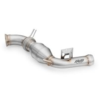 RM Motors Downpipe für Mercedes-Benz C-Klasse C 250 CDI W204 ohne Katalysator ohne Dieselpartikelfilter (DPF) mit Schalldämpfer